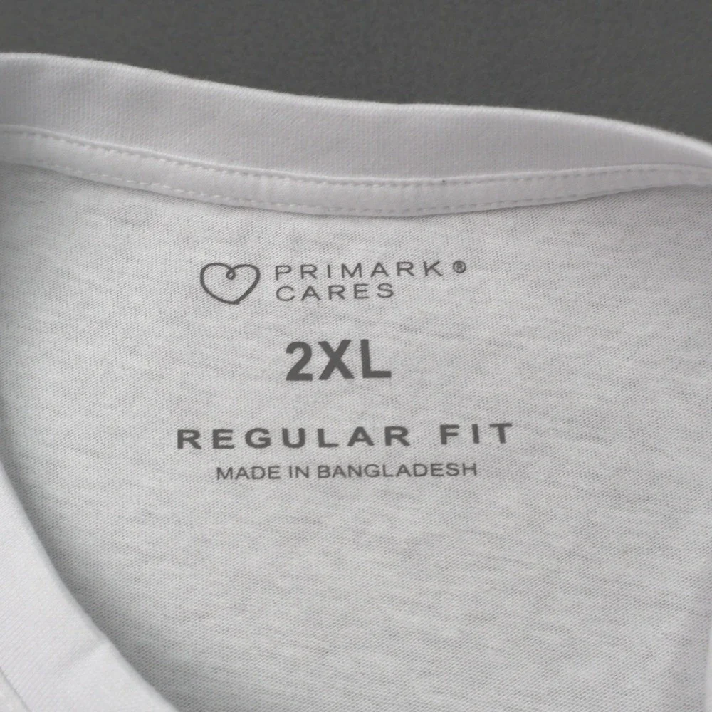 Primark Cares Brooklyn New York City Graphic T-Shirt Mens 2XL White Regular Fit - Picture 4 of 11